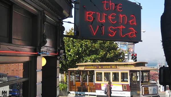 Buena Vista Neon Sign with Cable Car