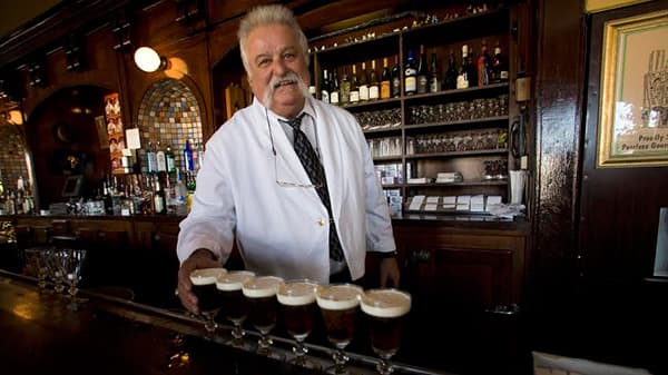 Bartender Fred at the Buena Vista bar